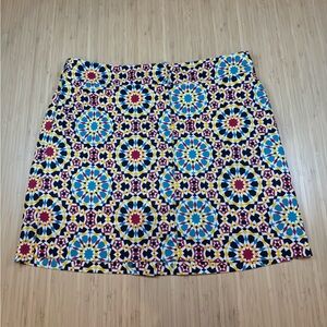 IZOD GOLF Women’s Sz 8 Moroccan Mosaic Tile Print Athletic Skort